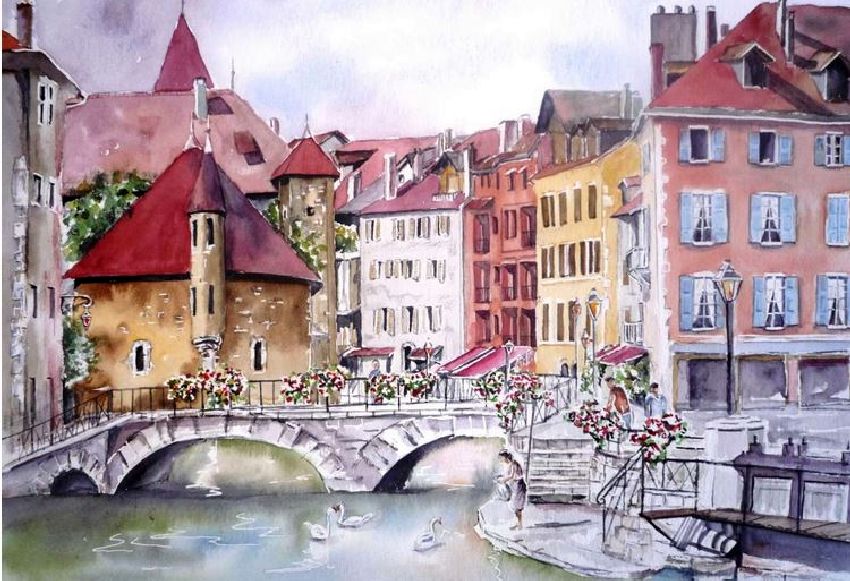 Le Palais de l'Isle &agrave; Annecy par Patricia Mawet