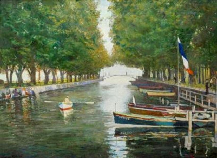 POnt des Amours &agrave; Annecy par  Jacques Michelet