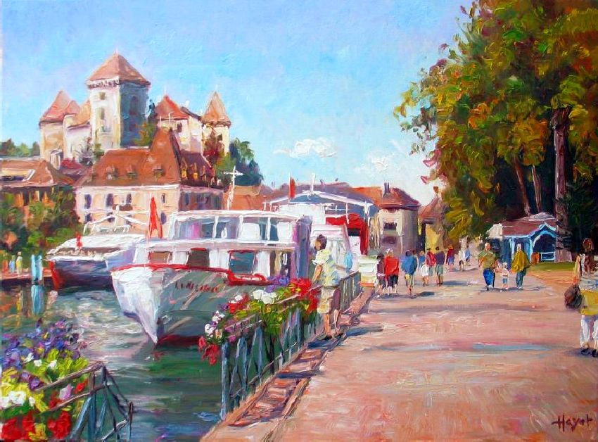 Le port  d'Annecy par Pascal Hayot