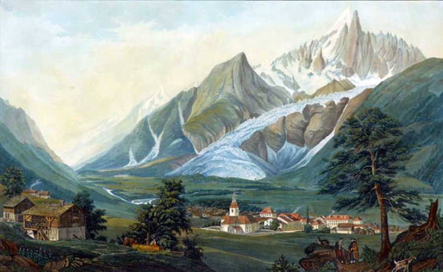 Chamonix  et la Mer de Glace par Jean  Dubois 