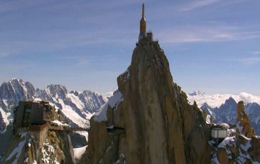 Installations  de l'Aiguille du Midi