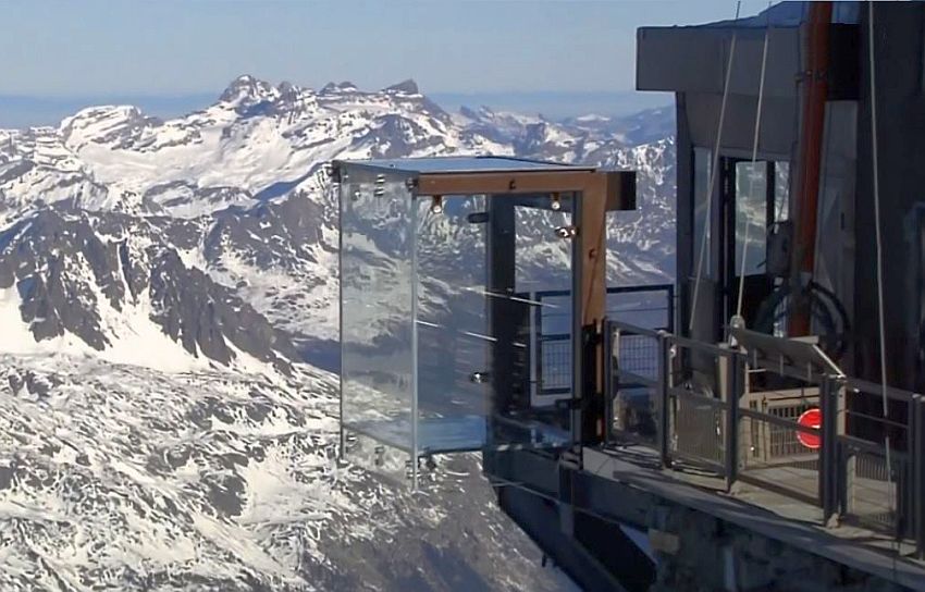Le saut dans le  vide, pic du Midi