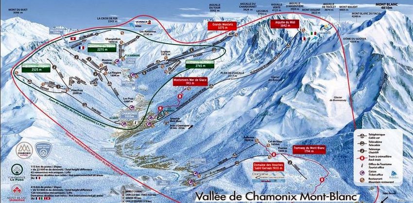 Domaine skiable des Grands Montets