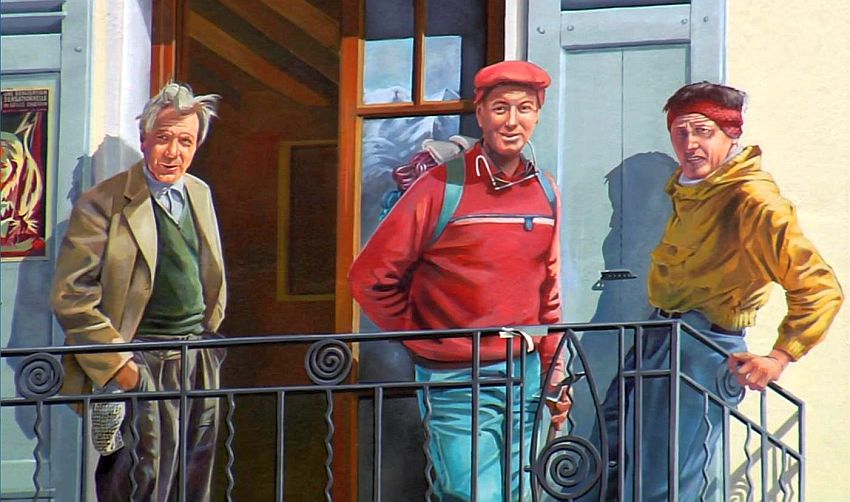 fresque guides de Chamonix