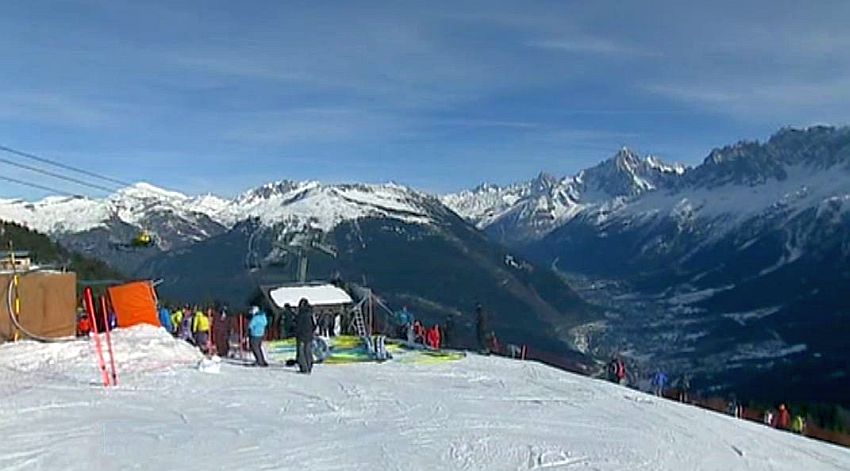 Haut des pistes &agrave; Chamonix