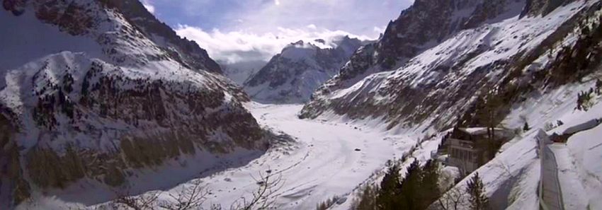 La mer de glace &agrave; Chamonix