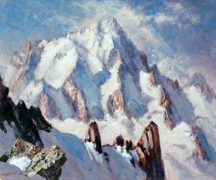 AIguille de Chamonix par Marcel Wibault