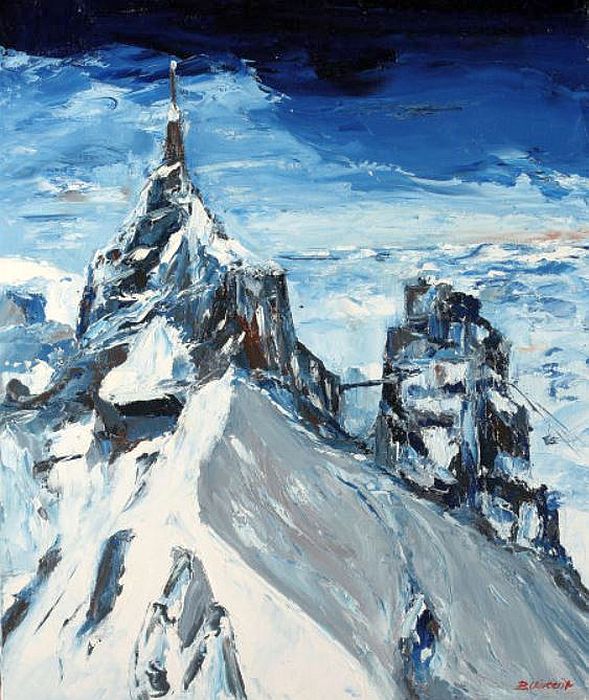 Chamonix, l'Aiguille du Midi par Bernard Vincent