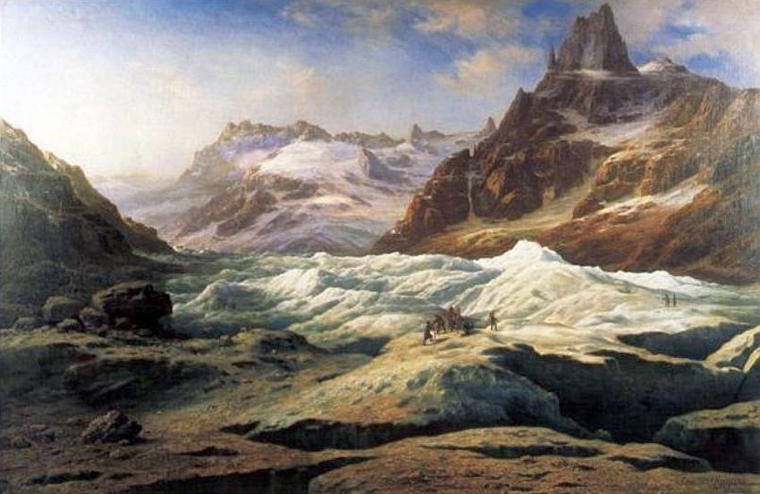 La Mer de Glace par Claude S&eacute;bastien Hugard de la Tour