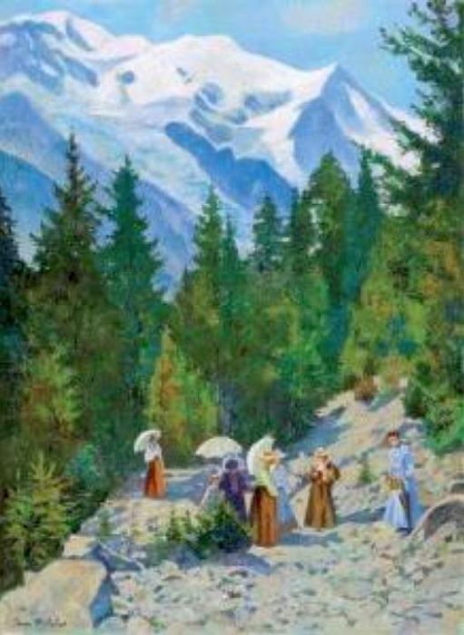 Promenade au  pied du Mont-Blanc par Jacques Michelet