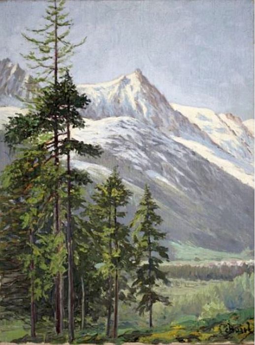 paysage savoyard par  Charles Ceboul