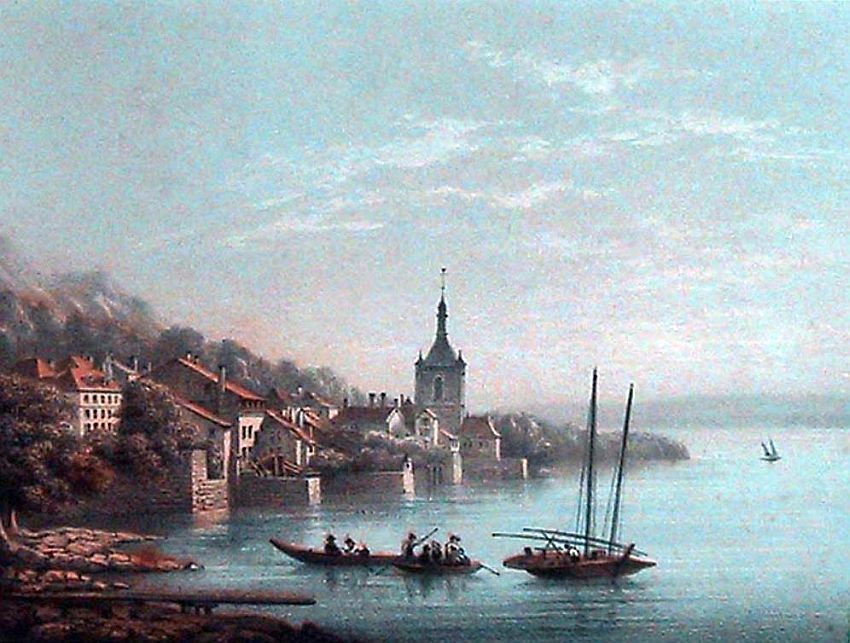 Evian au 18e si&egrave;cle