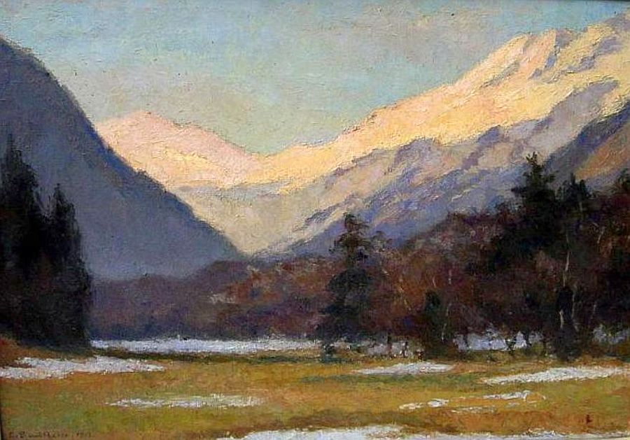 Fin d'hiver, vall&eacute;e de Chamonix par Edgard Bouillette