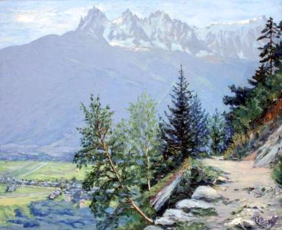 Les Praz  &agrave; Chamonix par Charles Ceboul