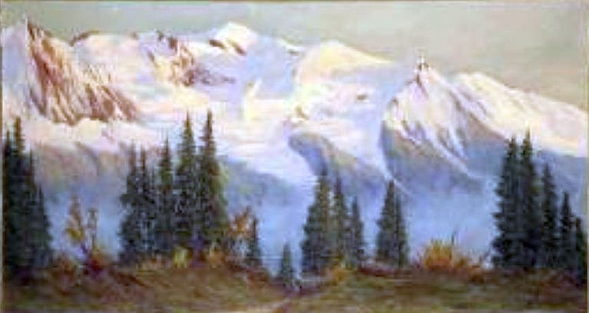 Le massif  du Mont Blanc par Lucien Quenard