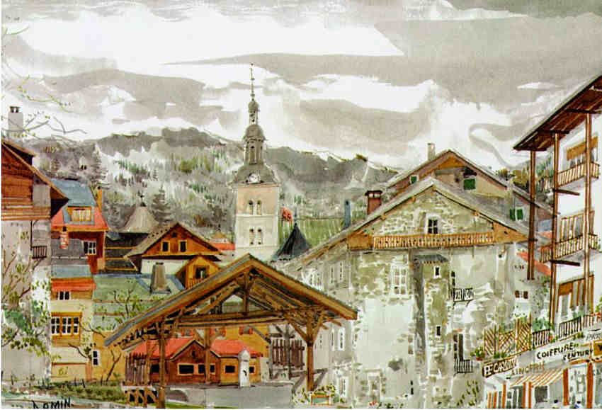 Le lavoir de Meg&egrave;ve par Georges Damin