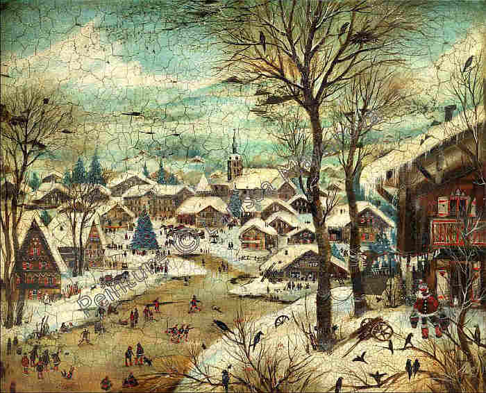 No&euml;l &agrave; Meg&egrave;ve par Larissa Mayorova