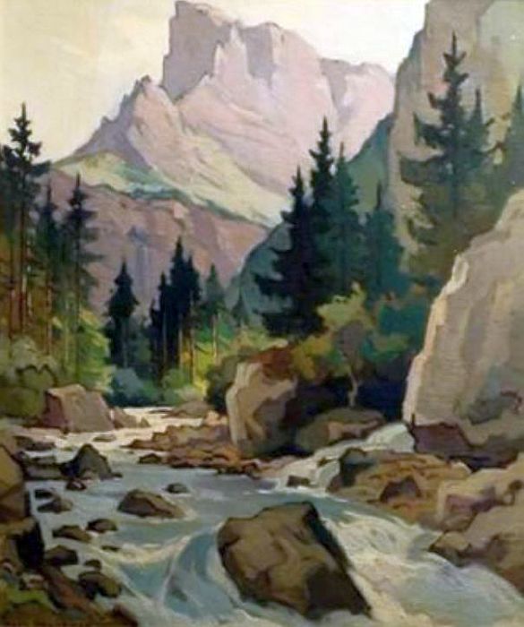 Pointe de Sales &agrave; Sixt-Fer-&agrave;-Cheval par Paul Delormoz