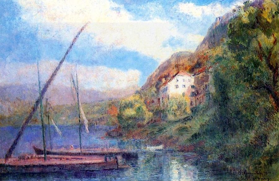 Saint-Gingolph par Albert Lebourg