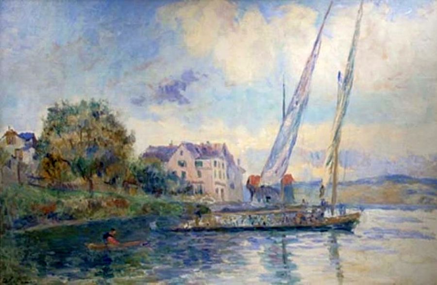 Saint-Gingolph par Albert Lebourg