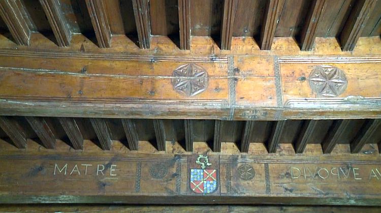 Plafonf  1622 abbaye Sixt-Fer-&agrave;-Cheval