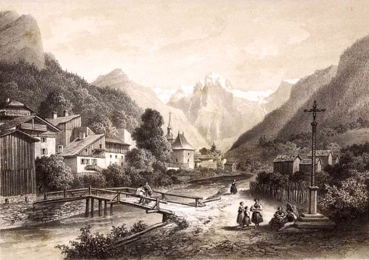 Sixt-Fer-&agrave;-Cheval litho 19e