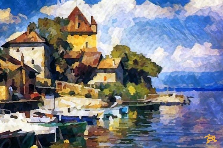 Quais d'Yvoire par Dan Kopel