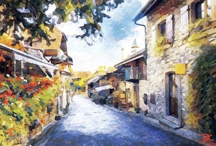 rue d'Yvoire par Dan Kopel