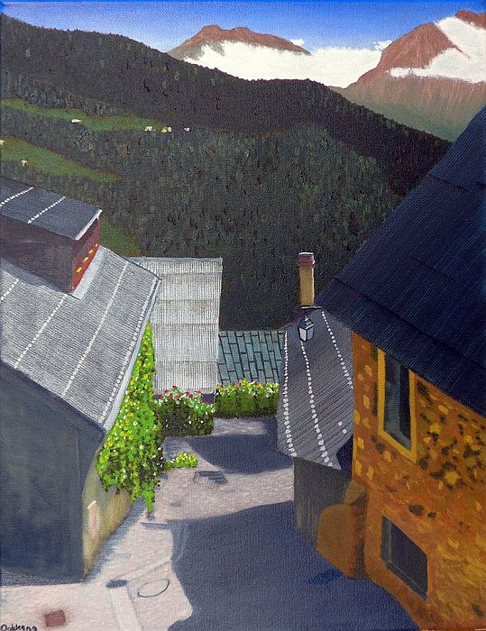 Huez village  par Howard Oakley
