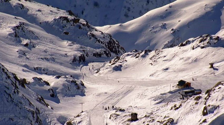 Paysage du Pic Blanc Alpe-d'Huez