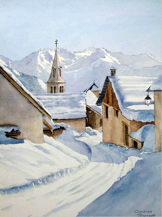 Huez par Christian Rouvidant