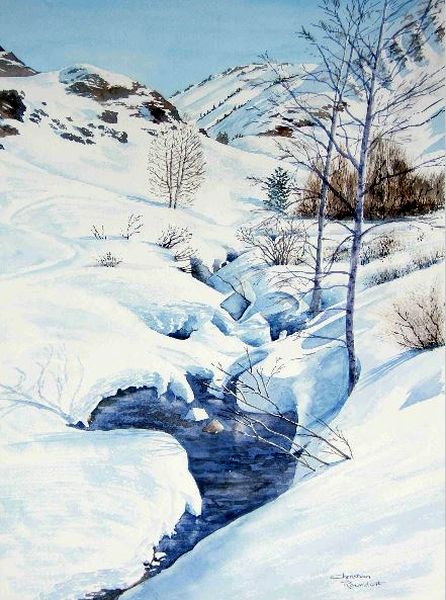 Ruisseau de la Sarenne, &agrave; l'Alpe-d'Huez Alpe-d'Huez par Christian Rouvidant