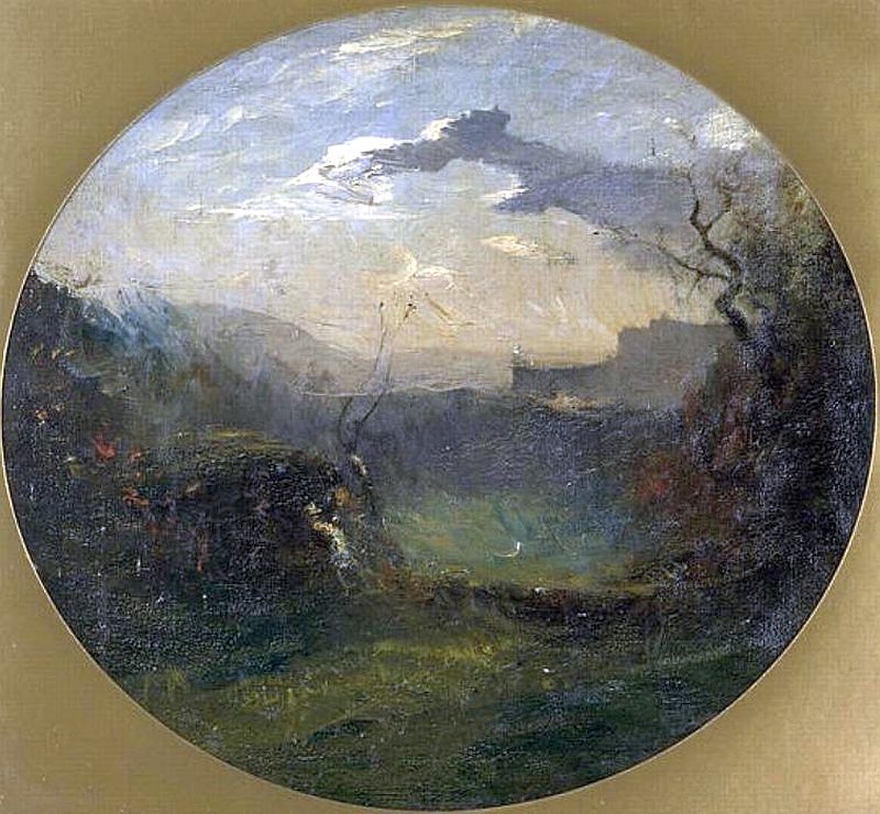 Champrond, environs de Cr&eacute;mieu par Fran&ccedil;ois Auguste Ravier