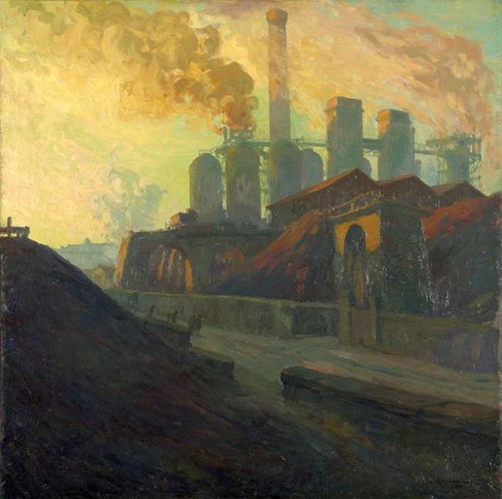 Le fer et le  feu, hauts  fourneaux &agrave; Ch&acirc;sse sur Rh&ocirc;ne par  Pierre Combet Desombes