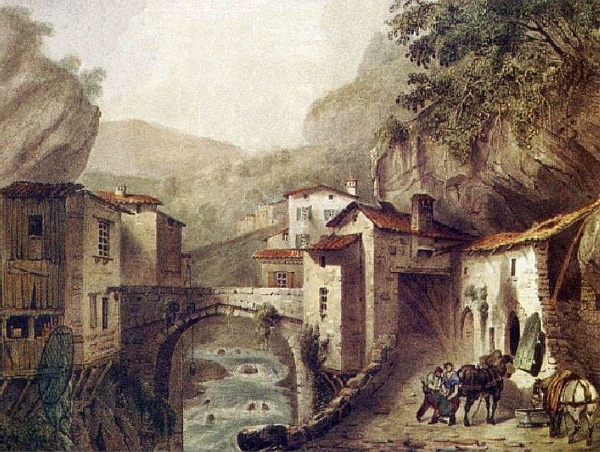 Pont-en-Royans tableau XIXe