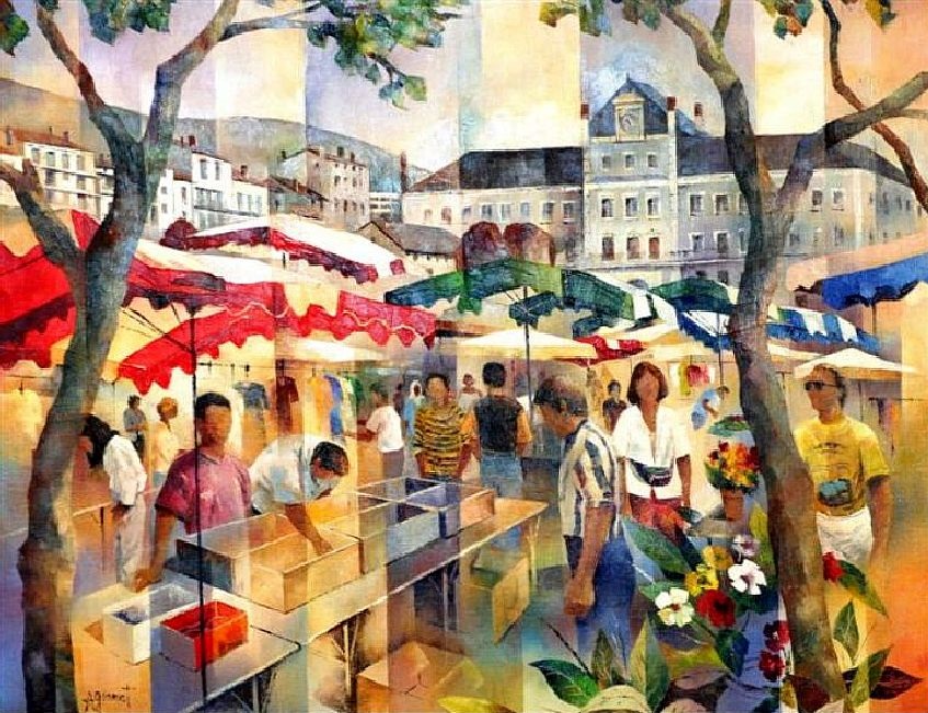 March&eacute; de Rive de Gier par Alain Gonnet