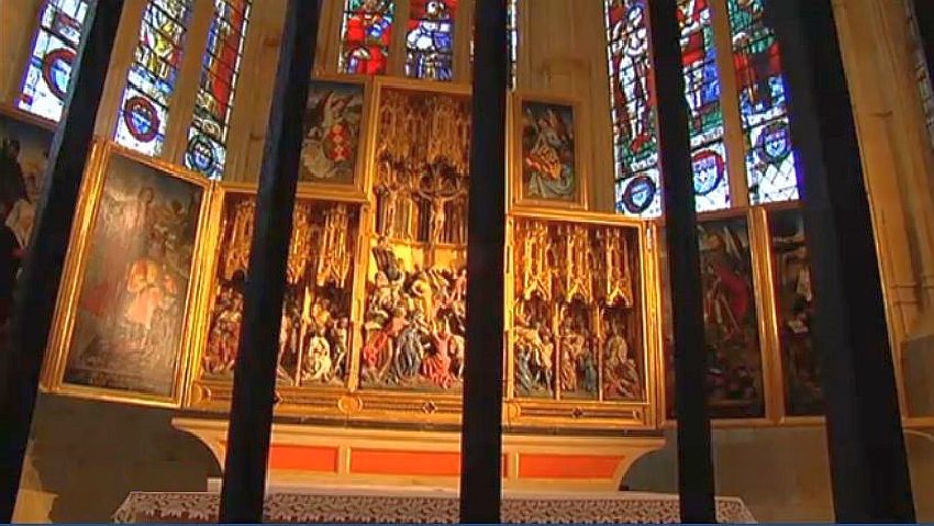 R&eacute;table Passion, abbatiale d'Ambierle