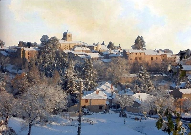 St-Haon-le-Chatel  en hiver par Dan Kopel