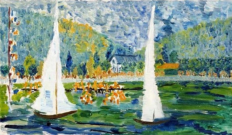 Aix les voiles blanches par Fran&ccedil;oise Juvin