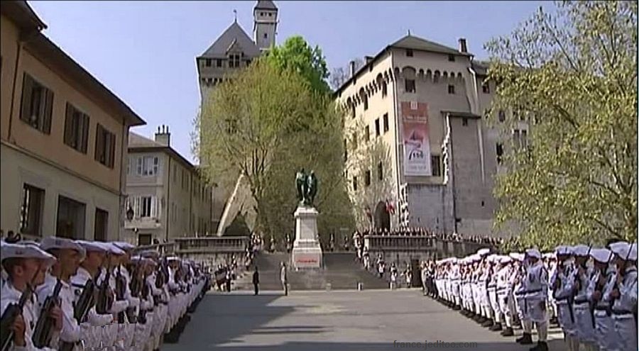 c&eacute;r&eacute;monie des 150 ans de rattachement de la Savoie &agrave; la France