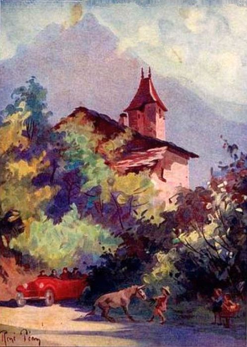 Chateau des Rubins, aiguilles eds varens par Ren&eacute; Louis P&eacute;an