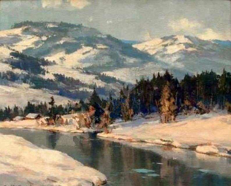 Environs de Chamb&eacute;ry Charles Henri Contencin