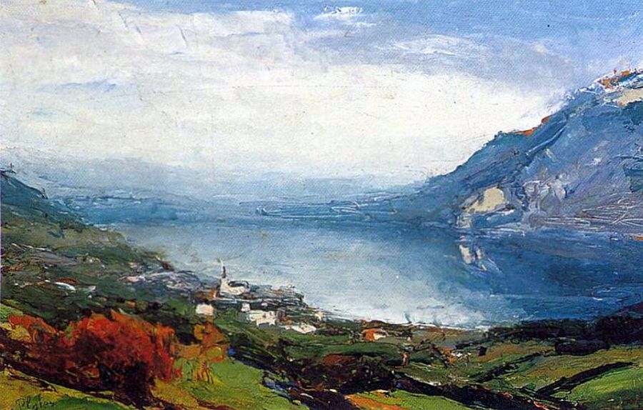 lac du Bourget par   abb&eacute; Cal&egrave;s
