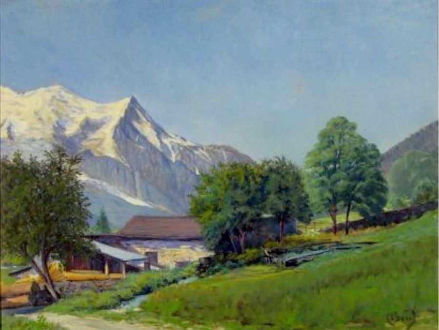 paysage savoyard par  Charles Ceboul