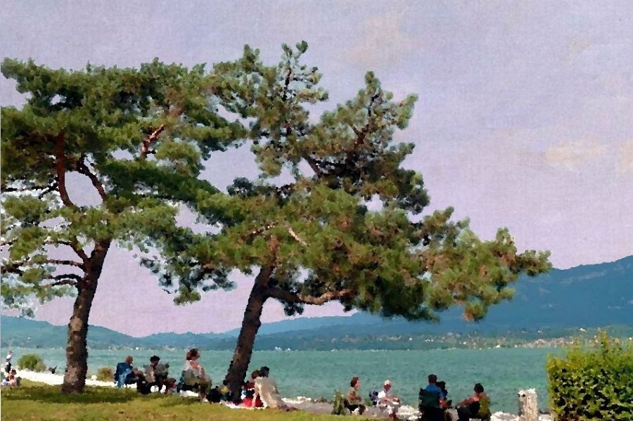 Plage Bourget-du-Lac  par Dan Kopel