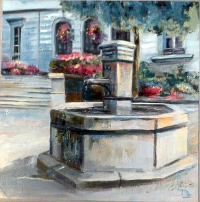 Fontaine &agrave; St-Jean de Maurienne par le Papillon Bleu
