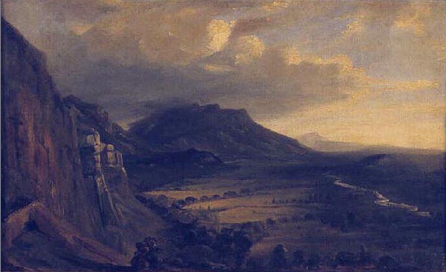 Vall&eacute;e des Echelles par Theodore Gudin