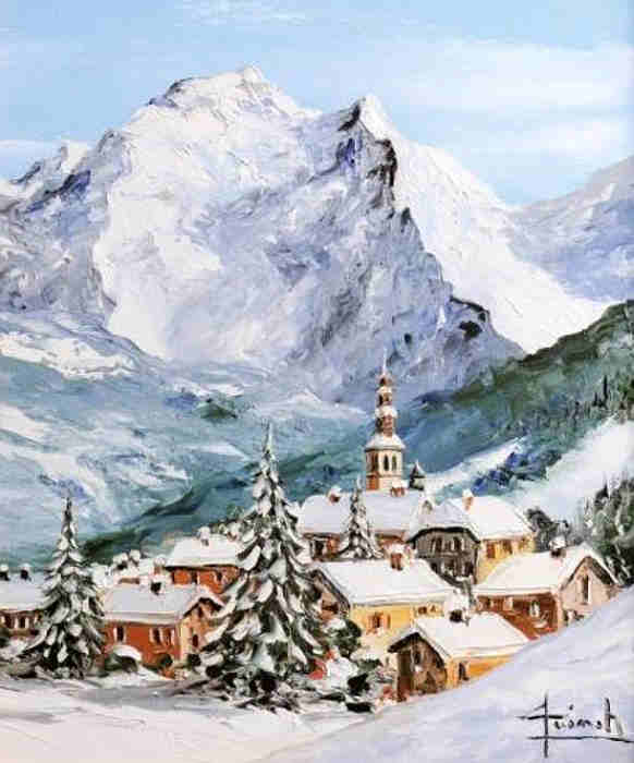 Combloux et le Mont Blanc par Christian Guinet