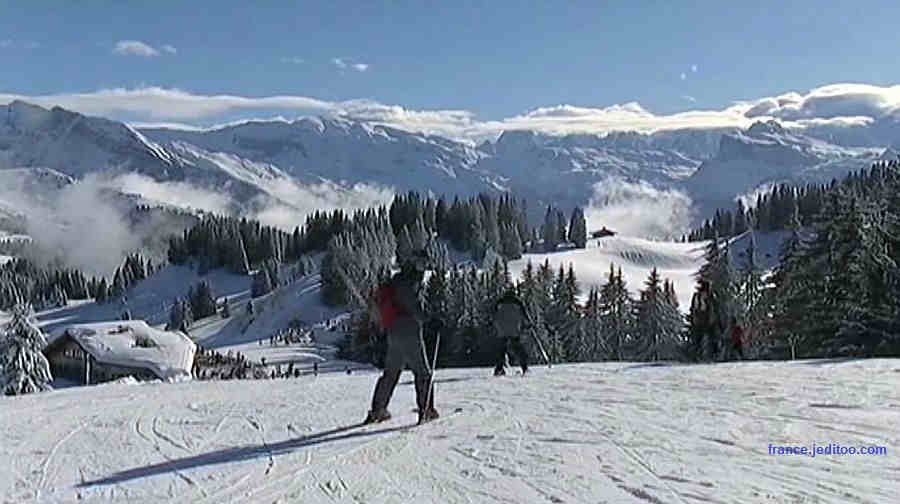 Les Gets, haut des pistes