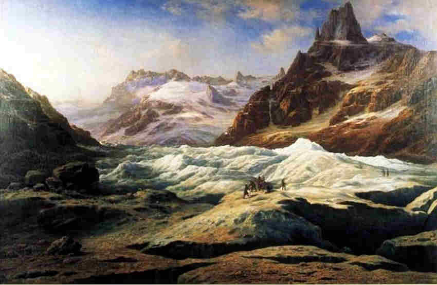 La Mer de Glace par Claude Hugard de la Tour